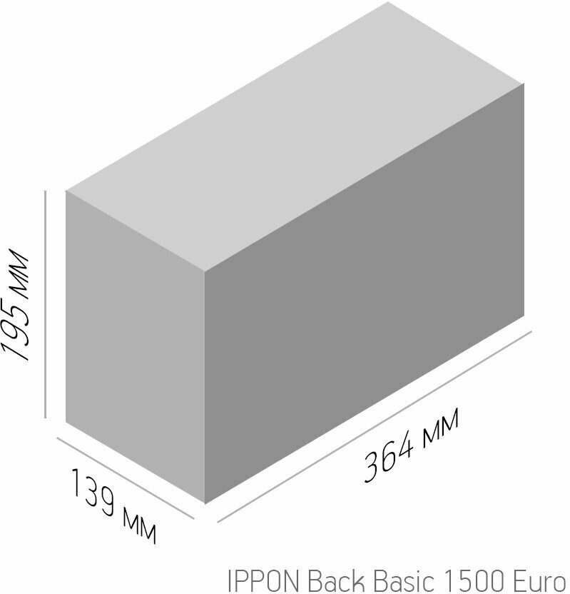 Интерактивный ИБП IPPON Back Basic 1500 Euro