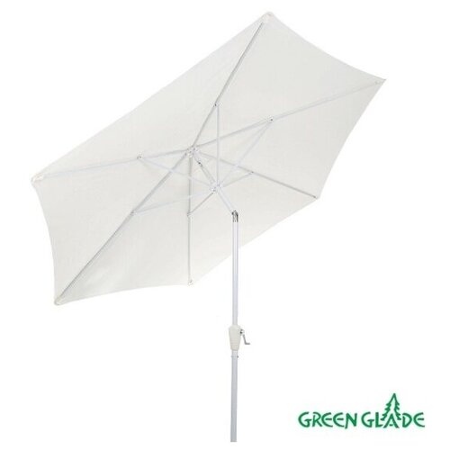 Зонт садовый Green Glade белый А2092, 270 см, без подставки (штанга 36 мм)