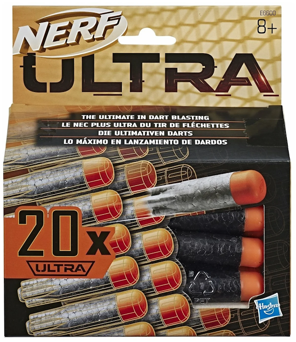 Игрушка Стрелы Nerf Ultra (E6600), черный/оранжевый