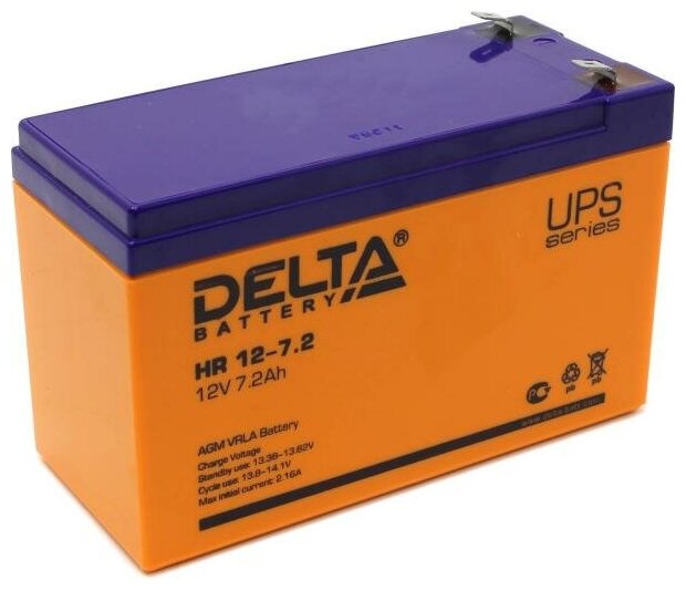 Батарея Delta HR12-7.2 7.2A/hs 12V