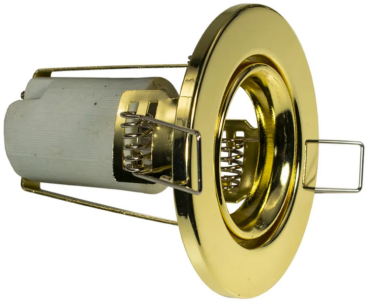 Светильник потолочный встраиваемый FT 9222, GLS, E27, 220В, R63, золотой - фотография № 2