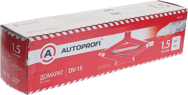 Домкрат механический Autoprofi DV-15R, 1.5 тонны