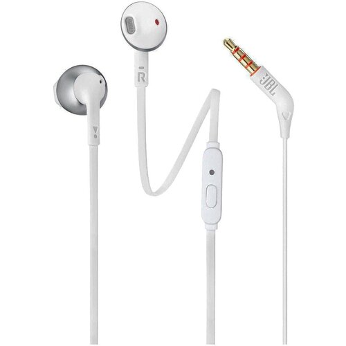 Наушники проводные JBL T205 цвет серебристый 1590₽