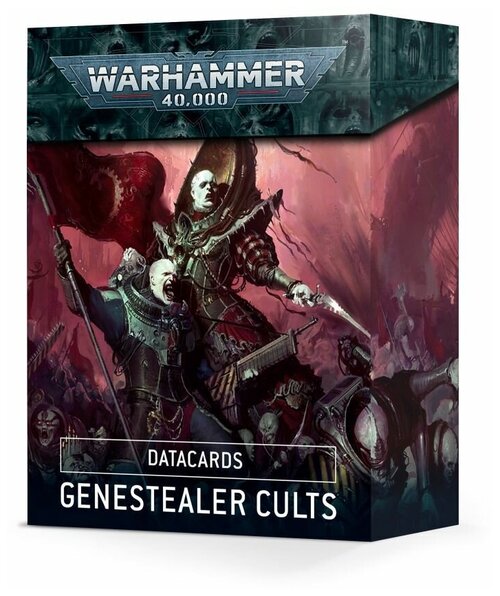 Датакарты Genestealer Cults для настольной игры Warhammer 40000 девятой редакции - на английском языке