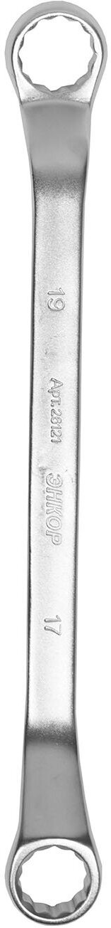 Ключ накидной Энкор 26121, 17 мм х 19 мм - фотография № 4