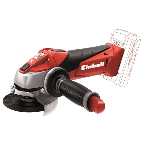 Угловая шлифмашина Einhell PXC TE-AG 18/115 Li-Solo (4431110) шлифмашина угловая аккум einhell te ag 18в 115 мм без аккумулятора