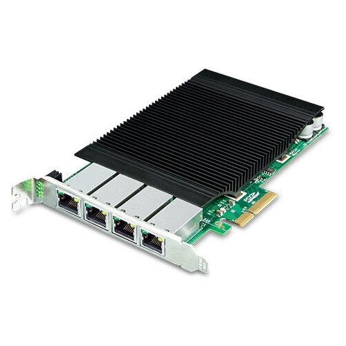 Сетевой адаптер PLANET ENW-9740P (4-Port 10/100/1000T 802.3at PoE+ PCI Express Server Adapter (120W PoE budget, PCIe x4, -10 to 60 C, Intel Ethernet Controller))