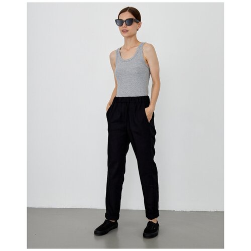 фото Cocos льняные брюки, чёрный, xs