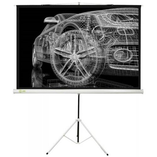 Экран для проектора Cactus Triscreen CS-PST-124x221, черный cinema triscreen mw 102 183x183 см