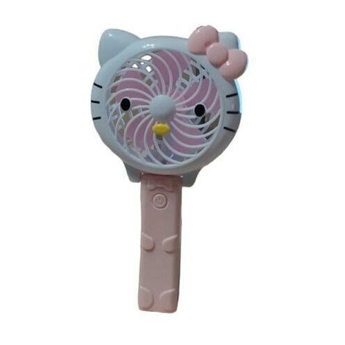 Портативный ручной вентилятор складной мини-USBцвет розовый-белый 45000₽