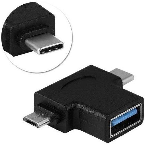 USB 3.0 type C/micro-B -> A Orient UC-302 адаптер otg on the go usb 3 0 type c