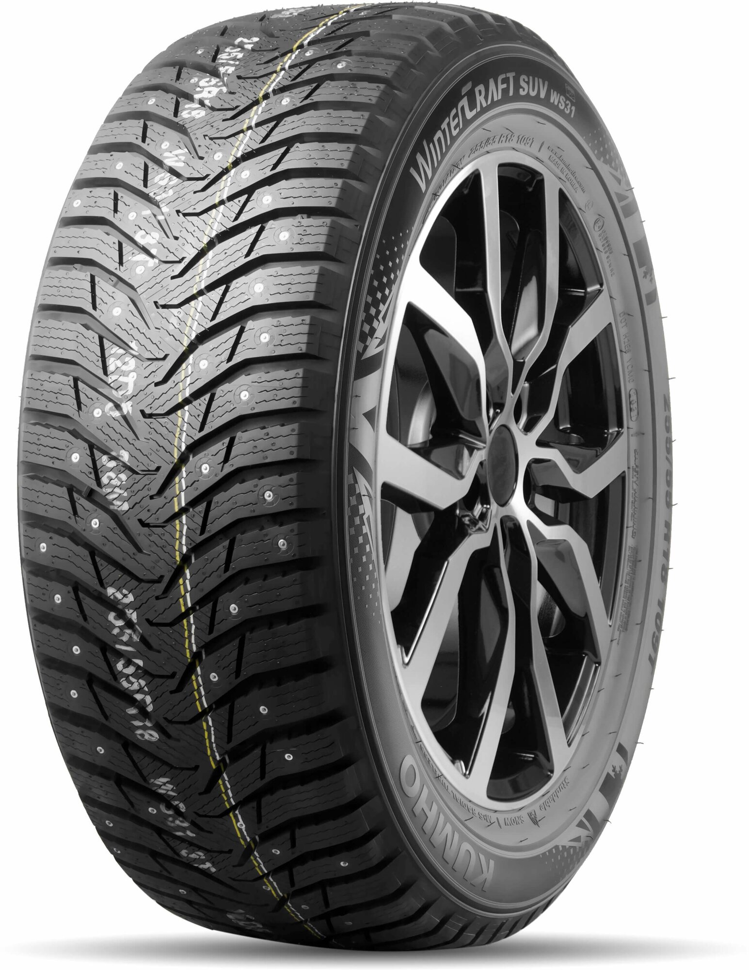 Kumho WinterCraft SUV Ice WS31 зимняя шипованная