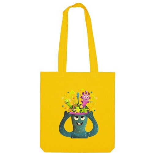 фото Сумка шоппер us basic, желтый