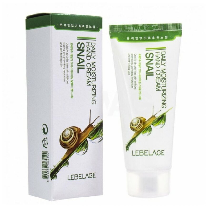 Крем для рук Lebelage Daily Moisturizing Snail Hand Cream, 100мл - фото №16