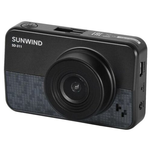 Видеорегистратор SunWind SD-311 черный 1.3Mpix 1080x1920 1080p 140гр. GP6248