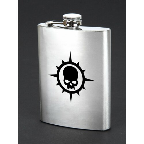 Фляжка для алкоголя с гравировкой 240мл 8oz Warhammer 40000 Новамарины