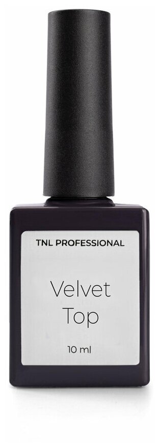 TNL, Velvet Top закрепитель матовый для гель-лака (без липкого слоя), 10 мл