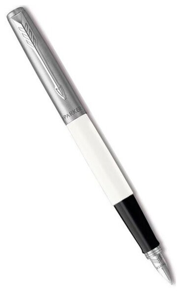 Parker R2096896 Ручка перьевая parker jotter original f60, white ct (перо f)