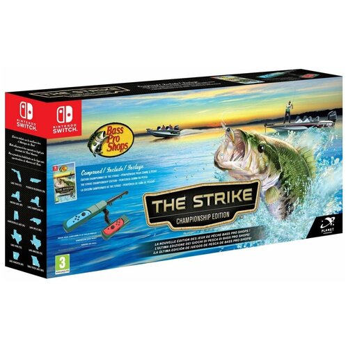 фото Игра bass pro shops: the strike - championship edition bundle (игра + удочка) (switch) nintendo