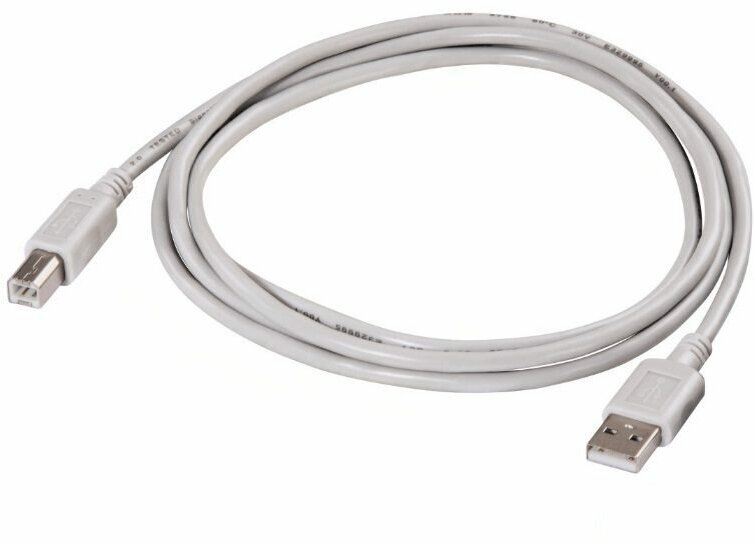 Кабель USB2.0 HAMA H-34694 (серый), USB A (m) - USB B (m), 1.5м [00034694] - фото №4