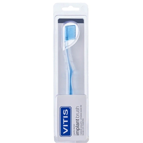 DENTAID Щётка зубная для имплантов Vitis Implant Brush зубная щетка brush baby brb001 10 36 месяцев прозрачный