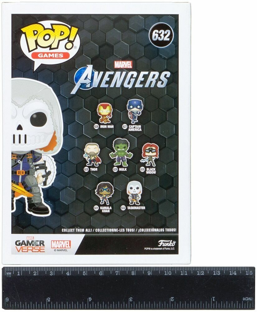 Funko 47815F Фигурка Funko POP! Bobble: Marvel: Avengers Game: Taskmaster - фото №9