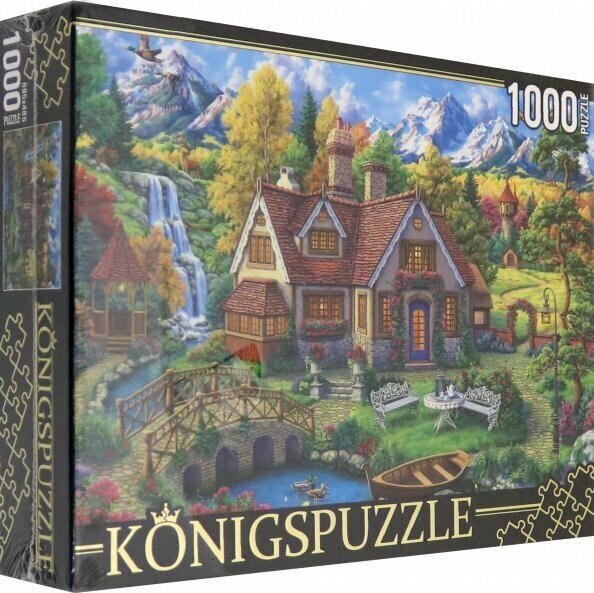 Puzzle-1000 "Волшебный домик в горах" (ФК1000-4472) Konigspuzzle - фото №2