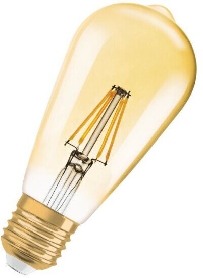 Светодиодная лампа Ledvance-osram Vintage 1906 LED CL EdisonDIMFIL GOLD 557,5W/825 E27 140x64мм OSRAM
