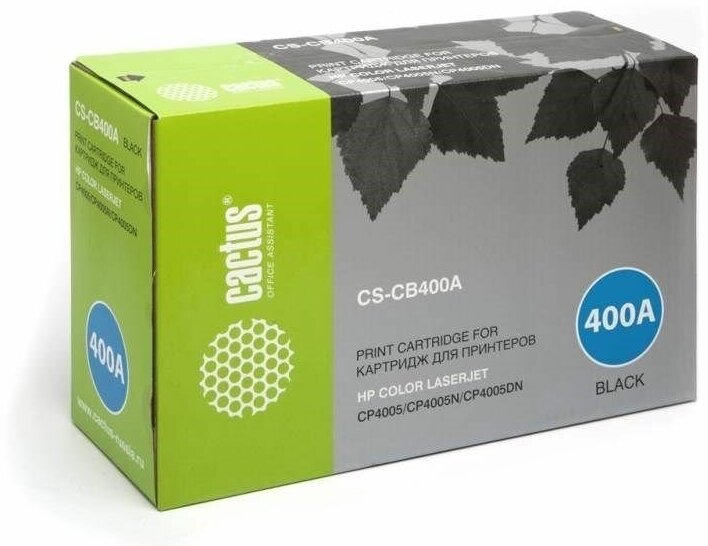 Cactus CS-CB400AR картридж лазерный (HP 642A - CB400A), черный 7500 стр