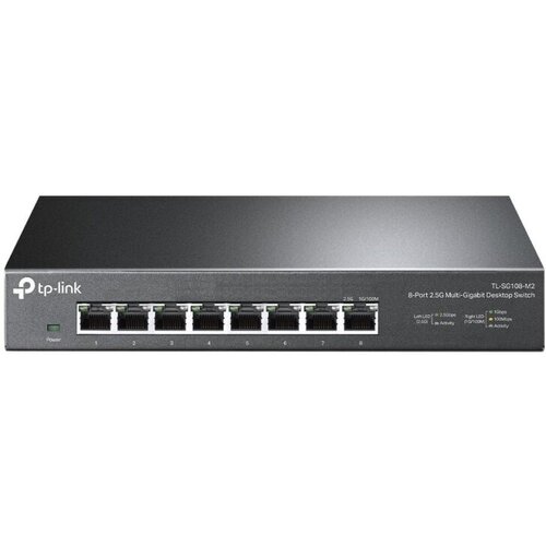 Коммутатор TP-Link 8-port Desktop 2.5G Unmanaged (TL-SG108-M2)