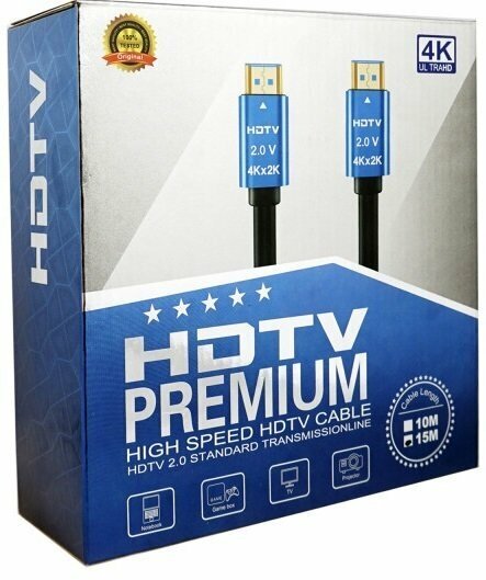 Высокоскоростной HDMI кабель v2.0 4K 15м