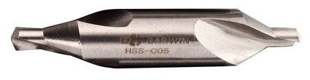 GARWIN INDUSTRIAL 102217-6,3 Сверло центровочное 6,3 мм, DIN 333, HSS-Co5, форма A, 120°, тип UNI