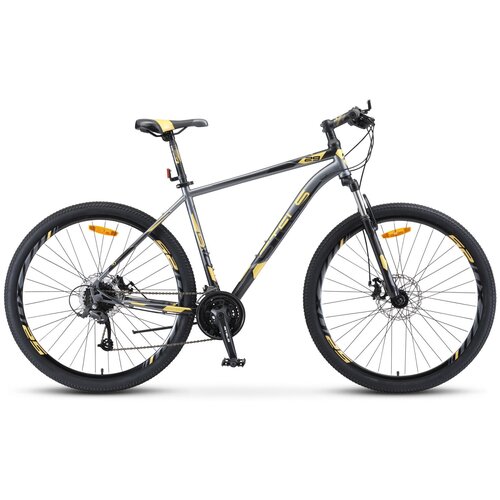 Горный велосипед Stels Navigator 910 MD V010 (2023) 16.5 Черно-золотой (152-167 см) горный mtb велосипед stels navigator 640 md 26 v010 2022 рама 19 зеленый