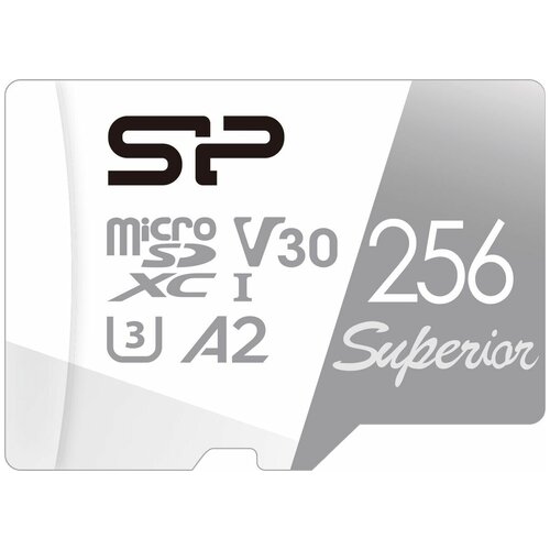 Карта памяти Silicon Power Superior SP256GBSTXDA2V20, microSDXC, 256GB aoc 2ur68g4 i2xt o adapter