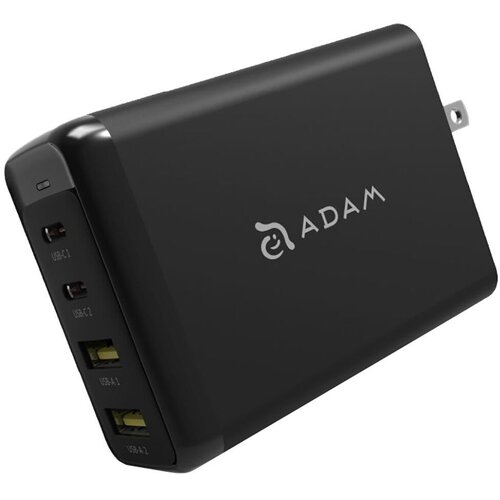 Адаптер Adam Elements OMNIA Pro, Type C, черный сетевое зарядное устройство adam elements omnia pro 100 вт белый