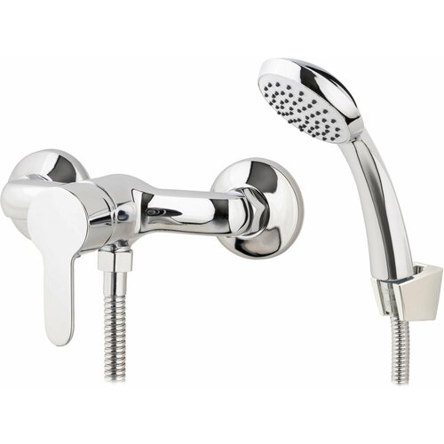 Смеситель для душа латунь хром однорычажный Rusant RG8112-021