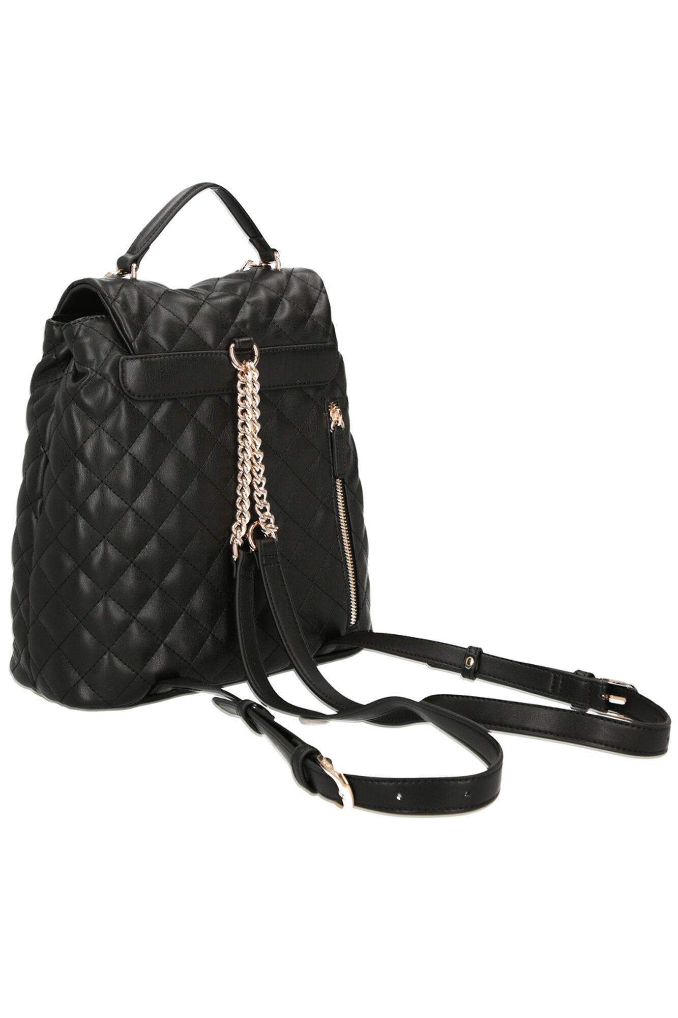 Сумка-рюкзак LIU JO, фактура стеганая, черный — фото 1