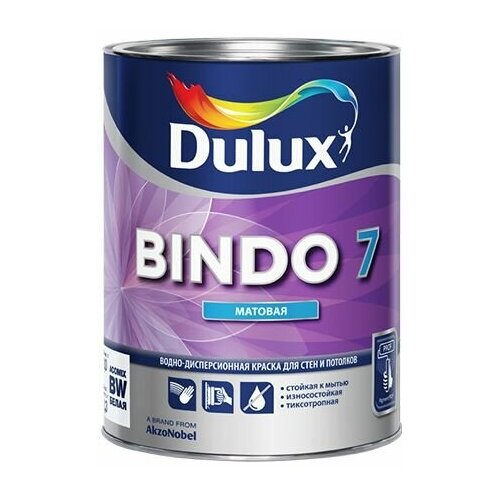 Краска Dulux Professional Bindo 7 матовая BW 1л