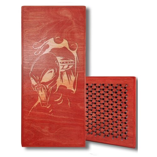 фото Доска садху с динамическими гвоздями, космос - 241 шаг 10мм красная goodwood