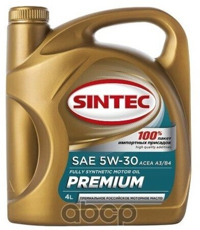 SINTEC Sintec Premium Sae 5W-30 Acea A3b4 4Л