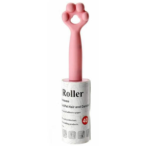 Ролик для чистки одежды Лапка 40 листов ширина 10см пластмассовое основание 509₽