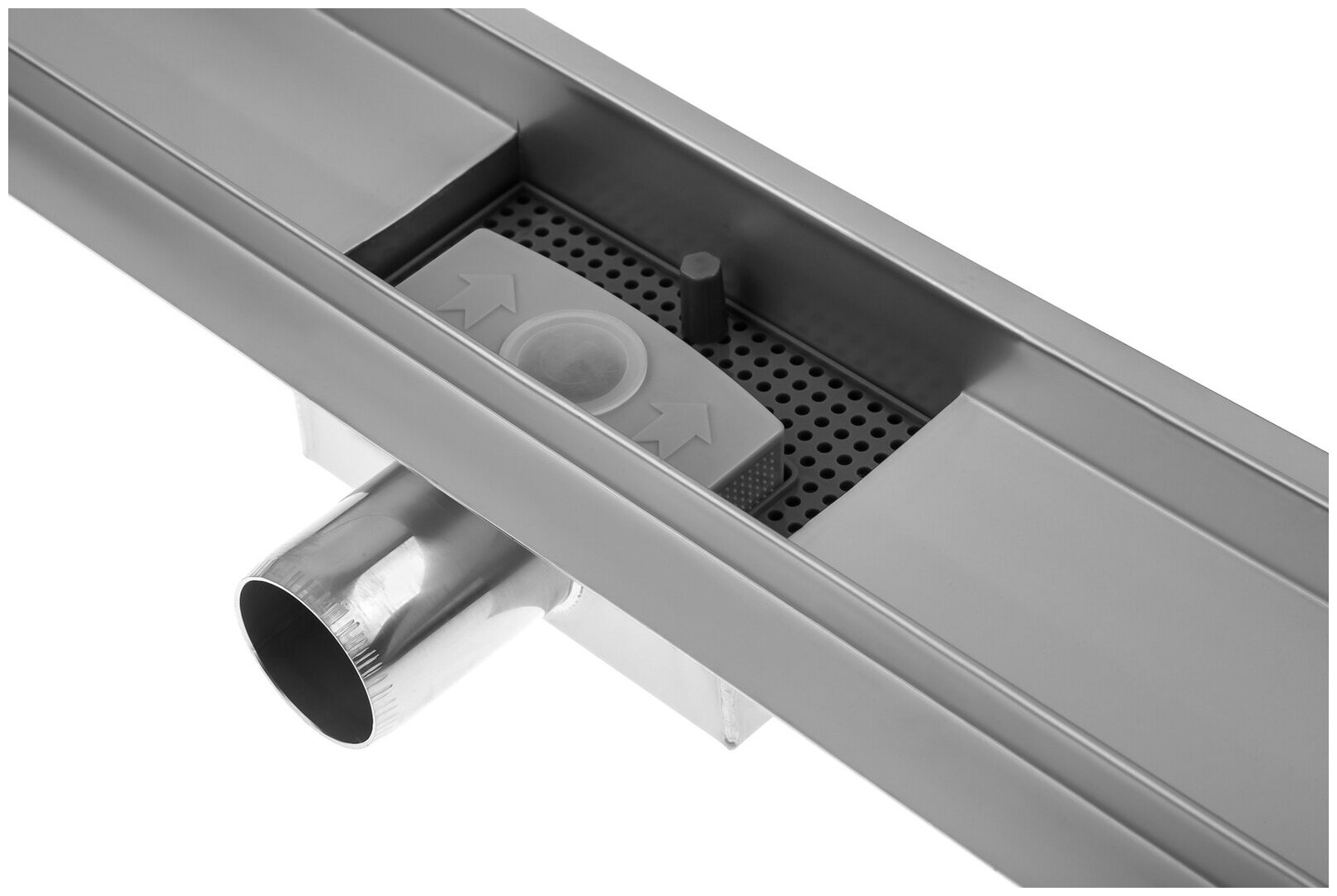 Трап для душа Ore Drain H1 универсальный затвор 600 мм нержавеющая сталь - фото №7