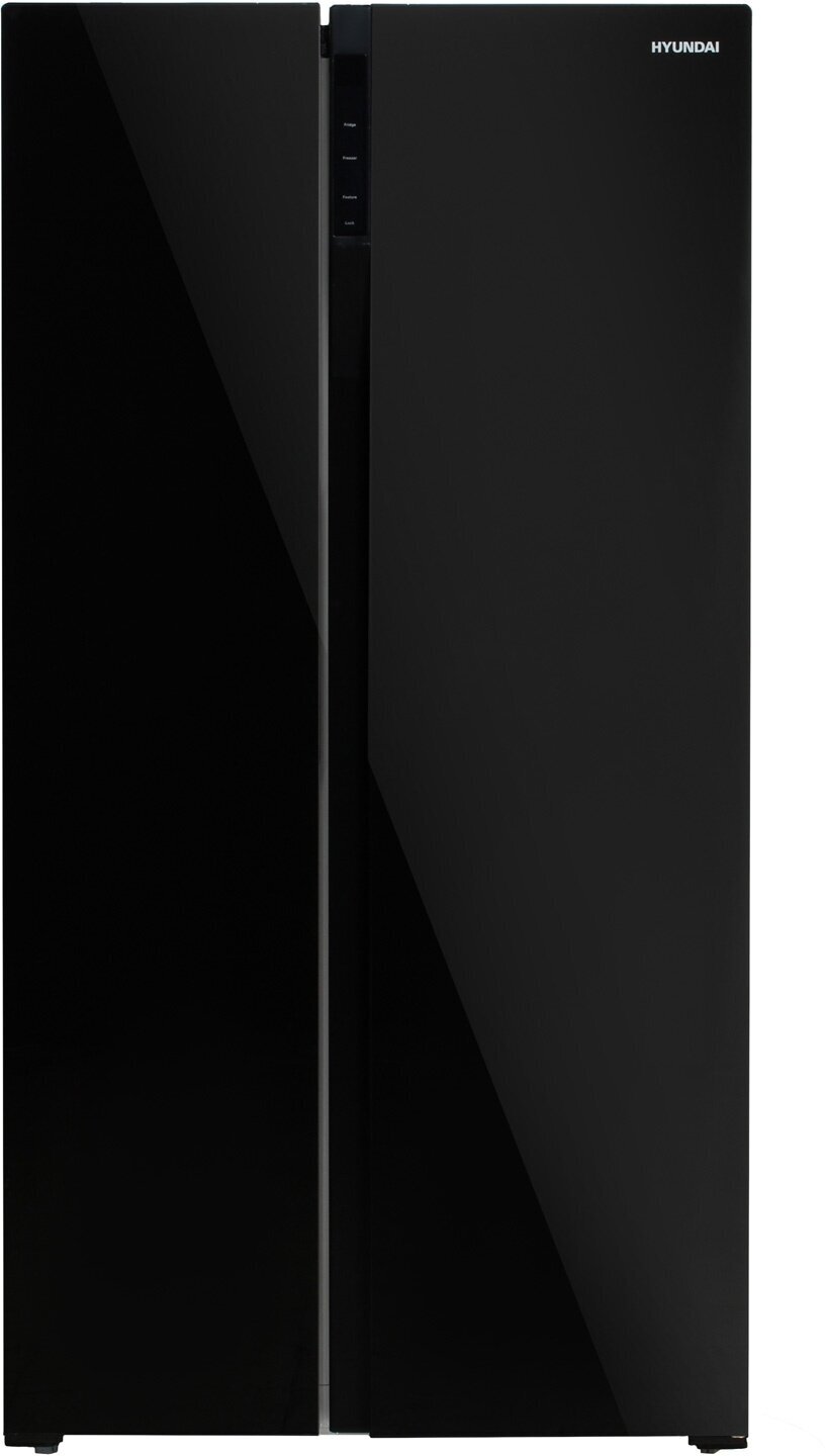 Холодильник HYUNDAI CS5003F, двухкамерный, черная сталь [cs5003f черная сталь] - фото №15