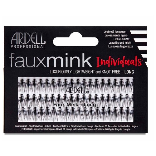 Ardell Faux Mink пучки ресниц норка, длинные