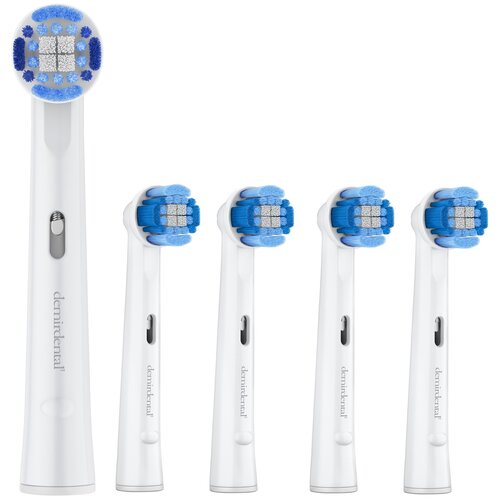 Отбеливающие насадки для Oral-b, средняя жесткость, 4 шт. oral b насадки сменные для электрических зубных щеток sensi ultra thin для бережной чистки 2 шт