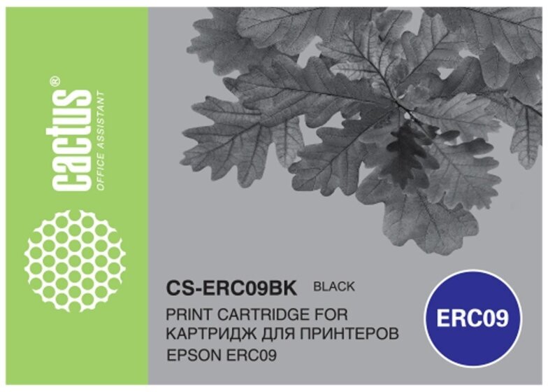 Картридж матричный Cactus ERC09BK чер. для Epson ERC09 1764896