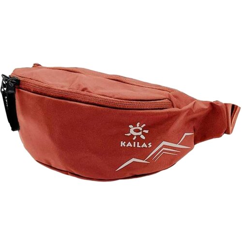 Сумка  поясная Kailas спортивная, внутренний карман, регулируемый ремень, оранжевый