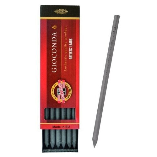 Набор стержней для графики Koh-I-Noor 4865 2В диаметр грифеля 56 мм длина грифеля 120 мм 6 штук в наборе 1034₽