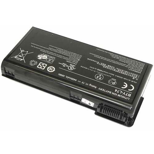 Аккумулятор BTY-L74 для ноутбука MSI CX620 11.1V 4400mAh черный аккумуляторная батарея pitatel bt 960 для ноутбуков msi a5000 a6000 cr600 cr610 cr700 cx600 cx620 cx700 ms 1682 bty l74 6600мач