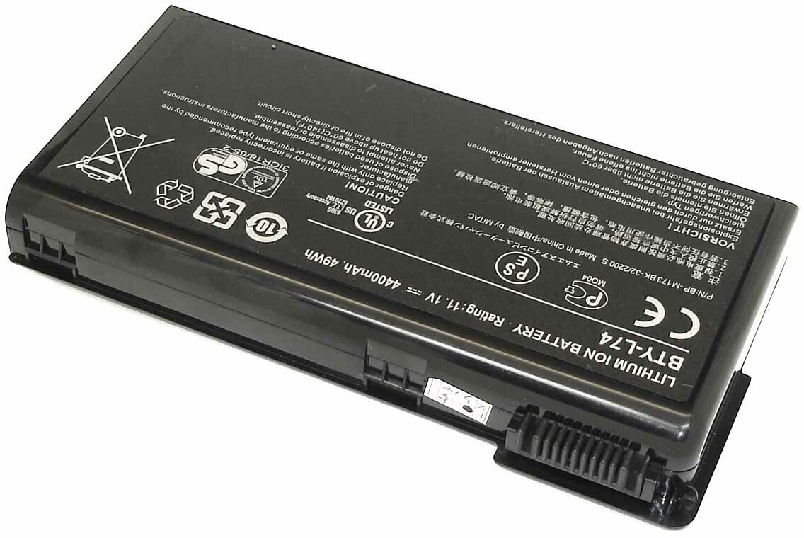 Аккумулятор BTY-L74 для ноутбука MSI CX620 11.1V 4400mAh черный